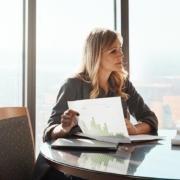 two women and one man in a meeting