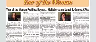 Year of the Woman Article on WCS McRoberts and Gomes