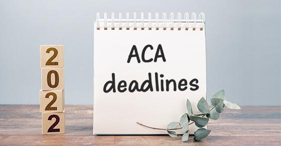 2022 deadlines for reporting health care coverage information | CPA in Washington DC | Weyrich, Cronin & Sorra