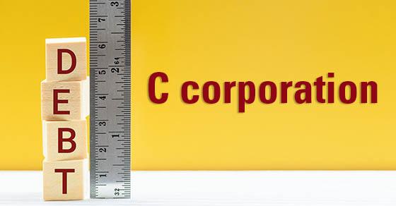 The tax advantages of including debt in a C corporation capital structure - accountant in washington dc - weyrich, cronin and sorra