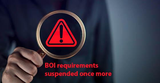 Another court ruling on BOI reporting: Requirements are halted again | tax preparation in bel air md | Weyrich, Cronin & Sorra